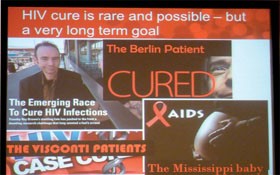 HIV cure is rare and possible - but a very long term goal