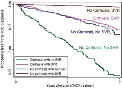 Abb. 7   SVR nach DAA-Therapie und Reduktion des HCC-Risikos