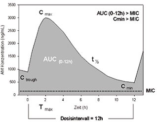 Abb. 1: Pharmakokinetische Parameter