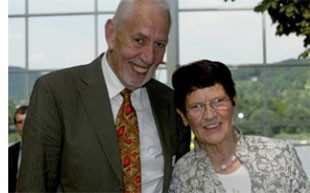  -- Rainer Jarchow und Rita Süssmuth bei der Jahrestagung der Stiftung 
