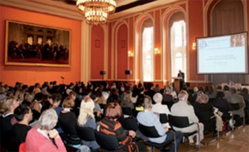 Eröffnungsveranstaltung des Jubiläumskongresses im Festsaal im Roten Rathaus, Berlin