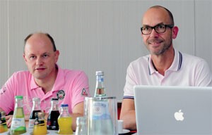 Beim Vorstandsgespräch von DAIG und DAGNÄ: Georg Behrens  und Knud Schewe