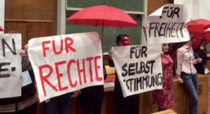 Protest gegen Registrierungspflicht