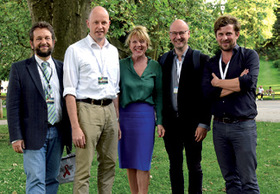 Der frisch gewählte DAIG-Vorstand in Salzburg (v.l. Prof.  Stellbrink; Prof. Behrens; Dr. Haberl; Dr. Esser; PD Dr. Wyen) @Christoph Königs