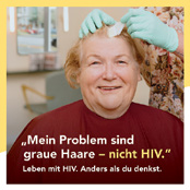 Problem: Graue Haare nichtt HIV