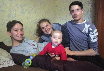 Wir helfen z.B. dieser Regenbogenfamilie in Schytomyr