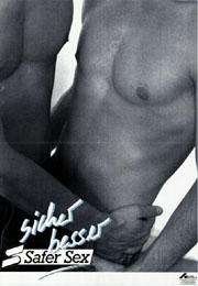 Bild 2 1985 - erstes Plakat der Deutschen Aidshilfe